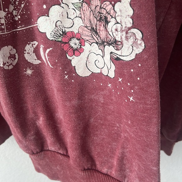 No Boundaries "Cosmic Dreamer" Graphic Sweatshirt - Juniors XXL 19 - Picture 3 of 6